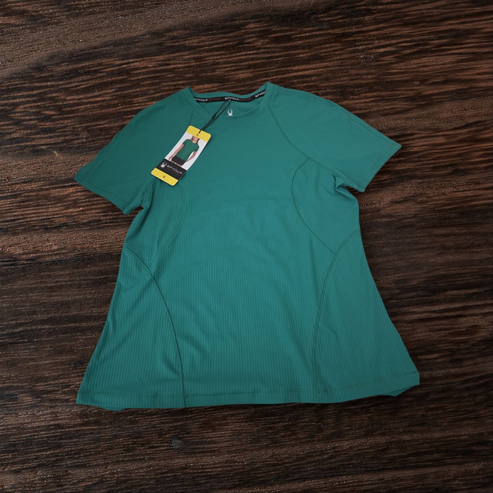 Spyder Women's Green Short Sleeve Tee